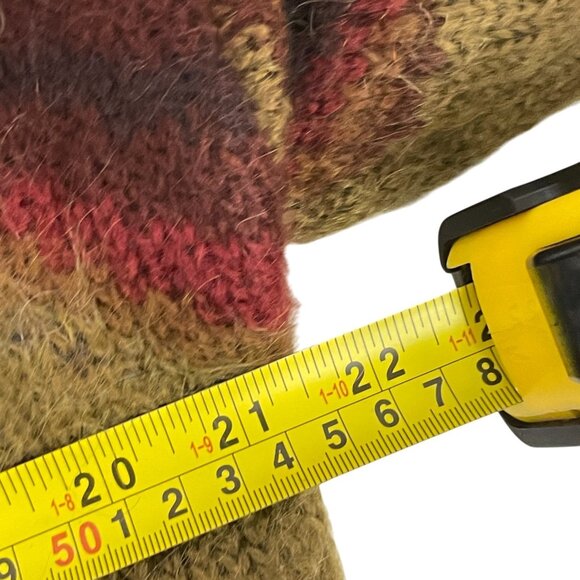 Vintage Linda Allard Ellen Tracy Womens Cardigan Sweater Size M Mohair Green 80s - Picture 6 of 8